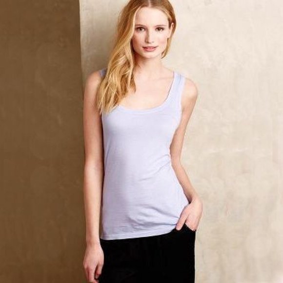 Anthropologie Tops - T.LA cotton/modal Layering tank in lavender - NWOT